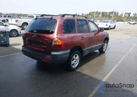 2004 Hyundai Santa Fe Gls/Lx из США, поврежденный, VIN KM8SC13E34U792202